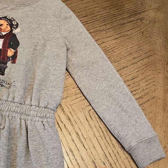 Gray Polo Ralph Lauren Sweater Dress Size M 8/10 - Picture 6 of 16